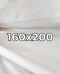 Satynowe prześcieradło hotelowe 160x200 cm, 100% płótno bawełniane 150 g