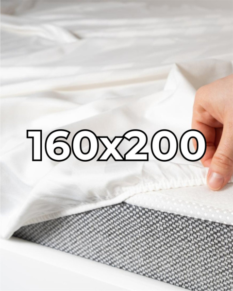 Płócienne prześcieradło hotelowe z gumką 160x200 cm, 100% bawełna 150g Płócienne prześcieradło hotelowe z gumką 160x200 cm, 100% bawełna 150g
