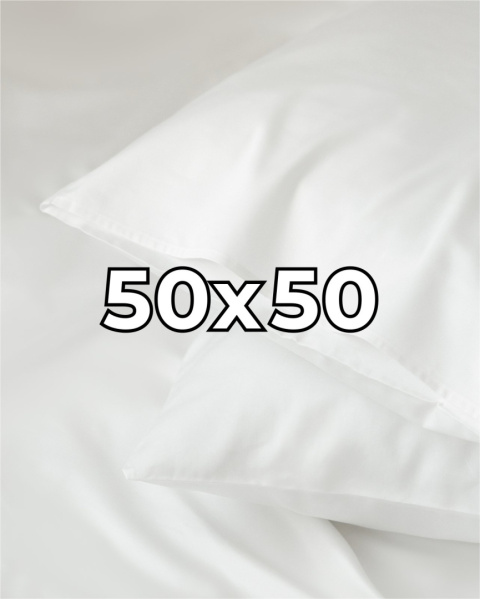 Poszewka hotelowa na poduszkę 50x50 cm Płótno bawełniane Poszewka hotelowa na poduszkę 50x50 cm Płótno bawełniane