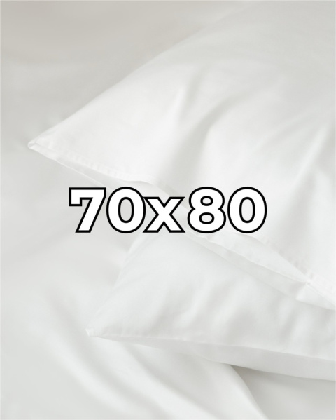 Poszewka hotelowa na poduszkę 70x80 cm Płótno bawełniane Poszewka hotelowa na poduszkę 70x80 cm Płótno bawełniane