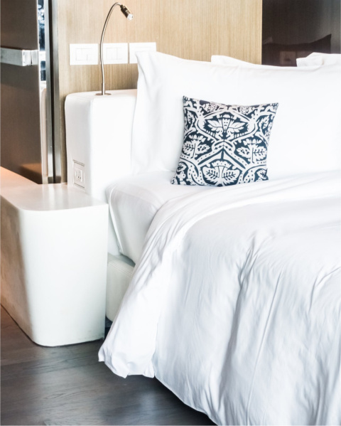 Poszwa hotelowa na kołdrę 200x200 cm Płótno bawełniane Poszwa hotelowa na kołdrę 200x200 cm Płótno bawełniane