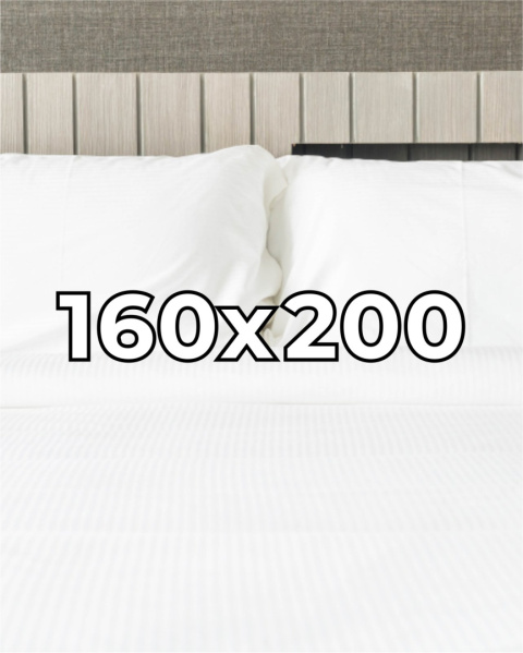 Prześcieradło hotelowe tradycyjne Adamaszek 160x200 cm, 100% bawełna 145 g Prześcieradło hotelowe tradycyjne Adamaszek 160x200 cm, 100% bawełna 145 g