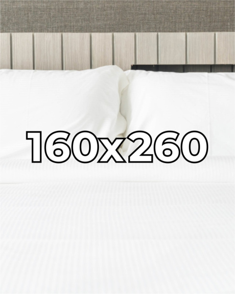 Prześcieradło hotelowe Adamaszek 160x260 cm, 100% bawełna 145 g Prześcieradło hotelowe Adamaszek 160x260 cm, 100% bawełna 145 g