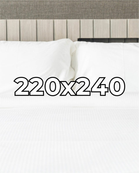Prześcieradło hotelowe Adamaszek 220x240 cm, 100% bawełna 145 g Prześcieradło hotelowe Adamaszek 220x240 cm, 100% bawełna 145 g