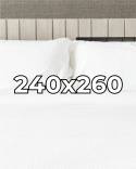 Prześcieradło hotelowe Adamaszek 240x260 cm,  100% bawełna 145 g
