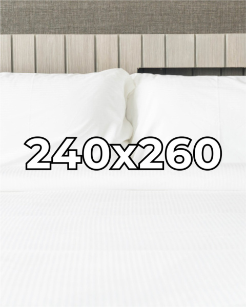 Prześcieradło hotelowe Adamaszek 240x260 cm, 100% bawełna 145 g Prześcieradło hotelowe Adamaszek 240x260 cm, 100% bawełna 145 g