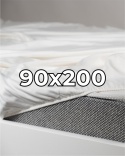 Prześcieradło hotelowe z gumką 90x200 cm Adamaszek 100% bawełna