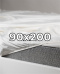 Prześcieradło hotelowe z gumką 90x200 cm Adamaszek 100% bawełna