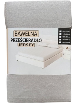 Przescieradło z gumką Jersey 180x200