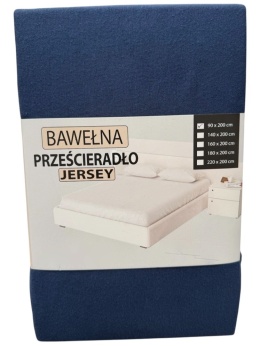 Przescieradło z gumką Jersey 90x200