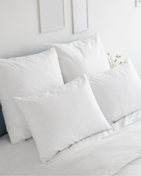 Satynowa poszewka hotelowa na poduszkę 50x80 cm, 100% bawełna Satynowa poszewka hotelowa na poduszkę 50x80 cm, 100% bawełna