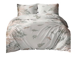 Pościel 160x200 100% bawełna – komplet z poszewkami | Polska produkcja|beżowa 5909 B