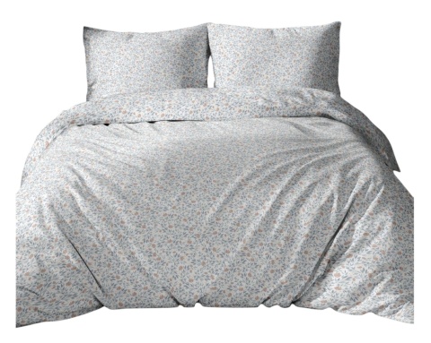 Pościel 160x200 100% bawełna – komplet z poszewkami | Polska produkcja| drobne kwiatki 5911 B