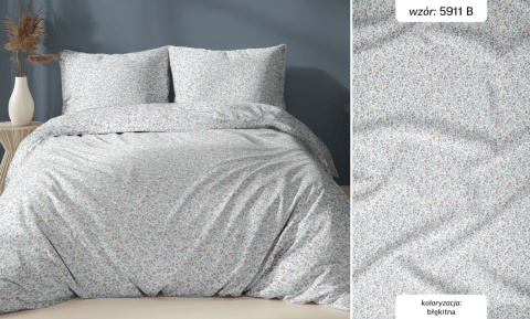 Pościel 160x200 100% bawełna – komplet z poszewkami | Polska produkcja| drobne kwiatki 5911 B