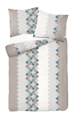 Pościel 160x200 100% bawełna – komplet z poszewkami | argyle 6005 A