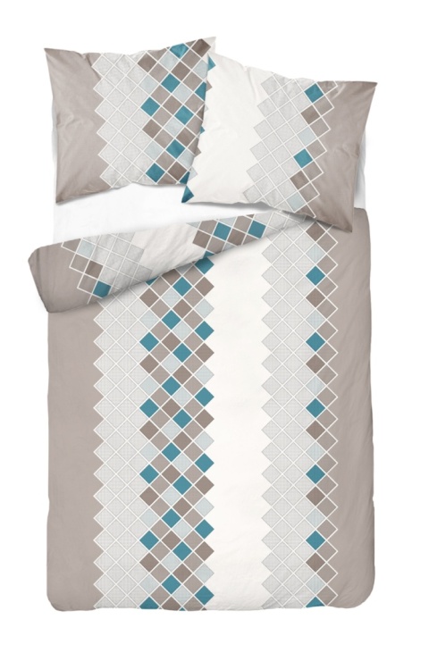Pościel 160x200 100% bawełna – komplet z poszewkami | argyle 6005 A