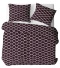 Pościel 220x200 + 2 poszewki | 100% bawełna | burgund 2033