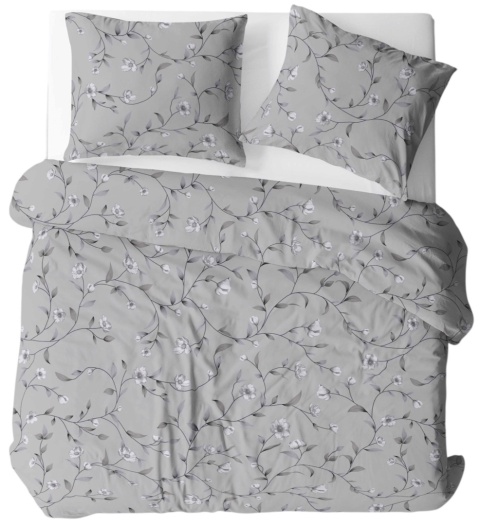 Pościel 220x200 + 2 poszewki | 100% bawełna | bluszcz 2055