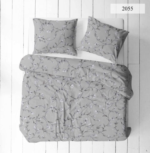 Pościel 220x200 + 2 poszewki | 100% bawełna | bluszcz 2055