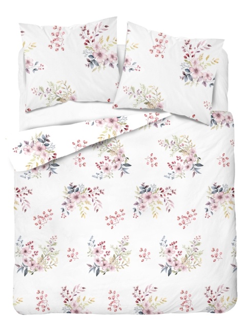 Pościel 220x240 + 2 poszewki | 100% bawełna | jabłonka w bieli 1994