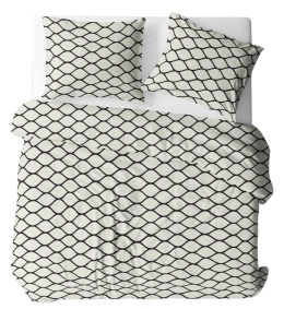 Pościel 220x240 + 2 poszewki | 100% bawełna | plecionka ecru 2034