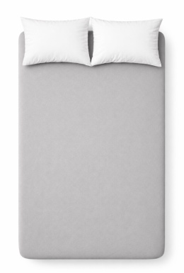 Przescieradło z gumką Jersey 160x200 , jasny szary