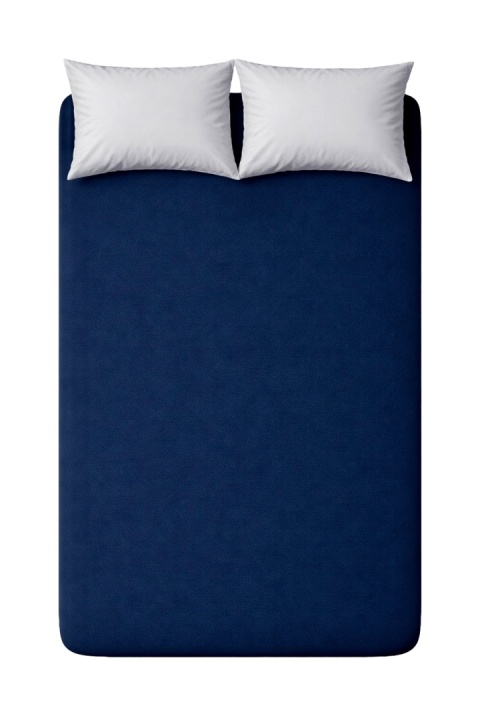 Przescieradło z gumką Jersey 160x200 , GRANATOWE