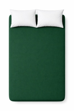 Przescieradło z gumką Jersey 90x200 , butelkowa zieleń