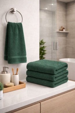 Ręcznik kąpielowy 50x100 cm, bawełna 100% ZIELONY