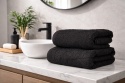 Ręcznik kąpielowy 50x100 cm, bawełna 100% CZARNY