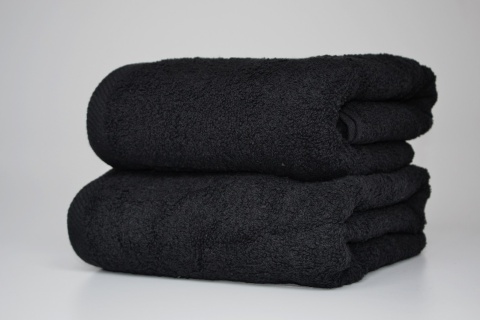 Ręcznik kąpielowy 70x140 cm, bawełna 100% CZARNY