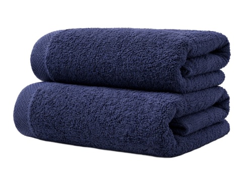 Ręcznik kąpielowy 70x140 cm, bawełna 100% GRANATOWY