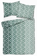 Pościel 160x200 100% bawełna – komplet z poszewkami | 5016 D zielona