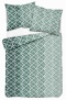 Pościel 160x200 100% bawełna – komplet z poszewkami | 5016 D zielona