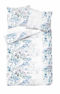 Pościel 160x220 + 2 poszewki| 100% bawełna | niebieska gałązka 4884 C