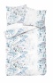 Pościel 160x220 + 2 poszewki| 100% bawełna | niebieska gałązka 4884 C