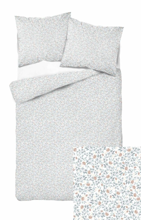 Pościel 160x220 + 2 poszewki| 100% bawełna | drobne kwiatki 5911 B