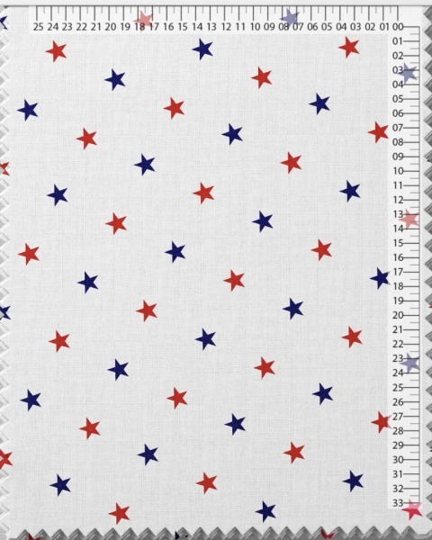 Pościel 160x220 + 2 poszewki| 100% bawełna | czerwone granatowe gwiazdki