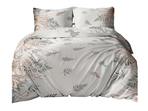 Pościel 160x220 + 2 poszewki| 100% bawełna | beżowa 5909 B