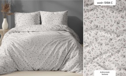 Pościel 200x200 + 2 poszewki | 100% bawełna | beżowa 5184 C