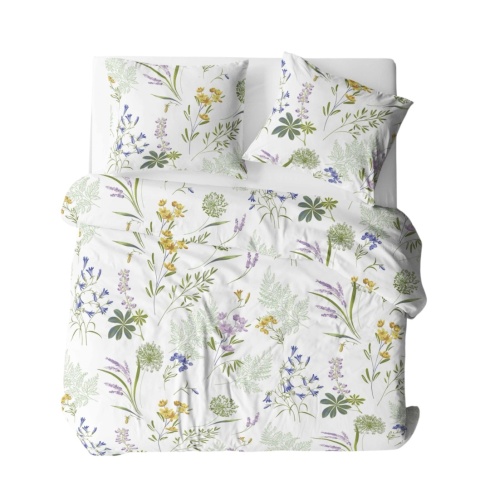 Pościel 200x200 + 2 poszewki | 100% bawełna | 1958 zioła