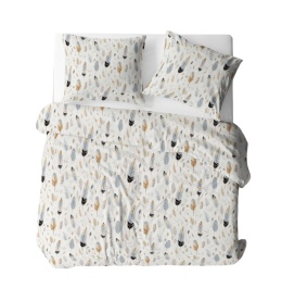 Pościel 220x240 + 2 poszewki | 100% bawełna | piórka 2013