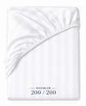 Prześcieradło hotelowe z gumką 200x200 cm Adamaszek 100% bawełna