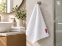 Ręcznik hotelowy Andropol HoReCa Lux 30x50 cm biały 550 g/m² 100% bawełna