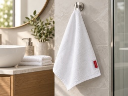 Ręcznik hotelowy Andropol HoReCa Lux 30x50 cm biały 550 g/m² 100% bawełna