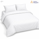 Pościel Hotelowa Adamaszek 2 cm 220x200 + 2x50x70 | 100% Bawełna – zamek ekspresowy | Szwalnia Adamaszek